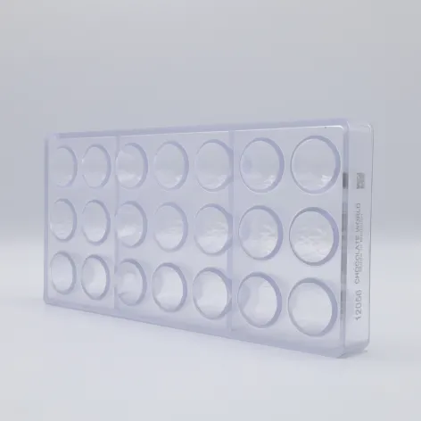 Chocolate Mould; Dome Faceted - each